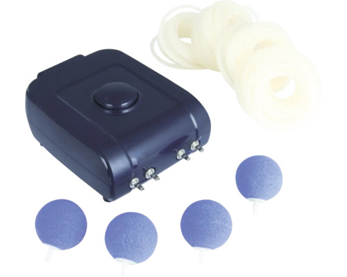 Aquarium luchtpomp met bruisstenen en luchtslang