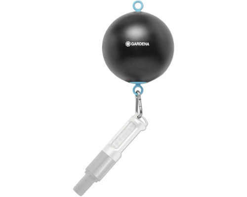 GARDENA Drijvende aanzuigfilter Gardena logo bal met tuinslangaansluiting