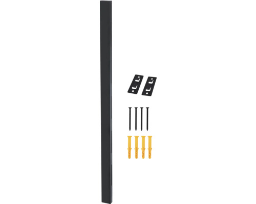 Hekpaal inclusief bevestigingsmateriaal