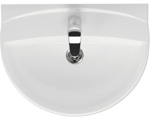 Keramische wastafel met kraan