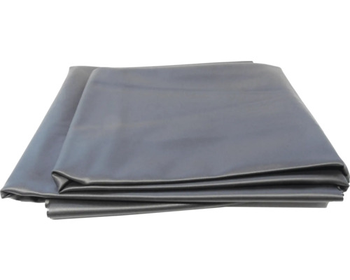 Gevouwen grijze vijverfolie