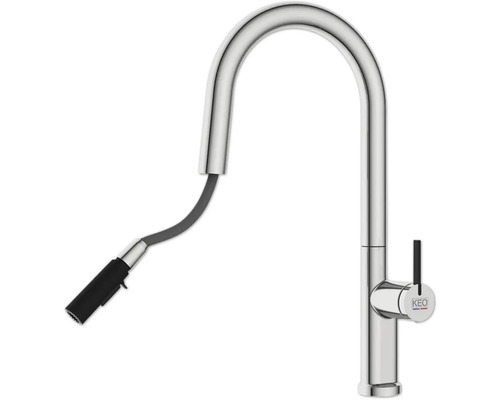 Keukenkraan met uittrekbare sproeikop