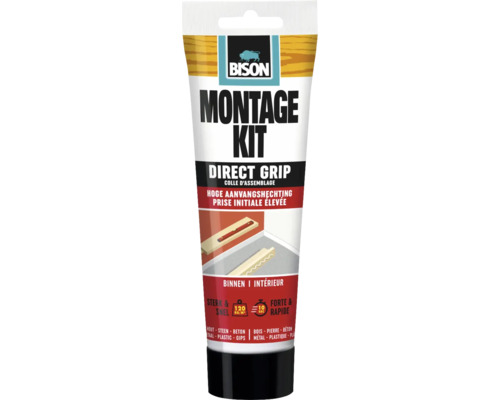 BISON Montagekit direct grip 250 g Bison Montage Kit Direct Grip montagelijm tube