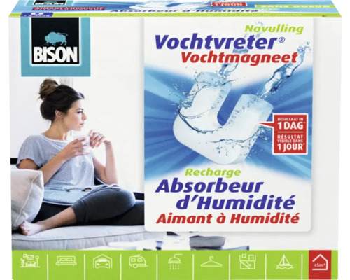 Bison Vochtvreter vochtvreter navulling voor het verminderen van vocht in ruimtes