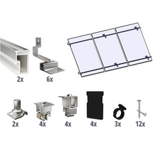 Componenten voor een zonnepaneelinstallatie