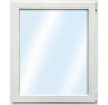 Wit kunststof raam met enkel glas
