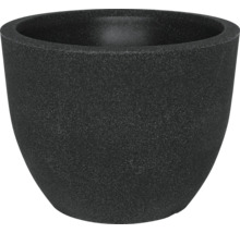Zwarte plantenpot van kunststof