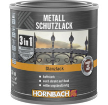 Metaal beschermende lak, glanzende afwerking, 250 ml blik, merk Hornbach