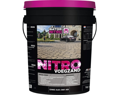 GATOR Nitro Sand voegzand zwart 18,14 kg