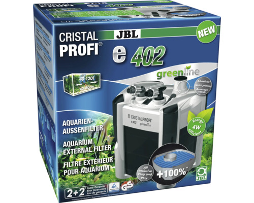 JBL Aquarium buitenfilter CristalProfi e402 greenline, 40-120 L