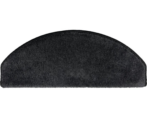 Halfronde trapmat in antraciet