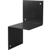 STARX Paalverbinder muurbevestiging 120x120 mm zwart