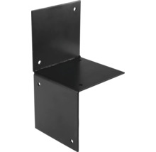 STARX Paalverbinder muurbevestiging 120x120 mm zwart