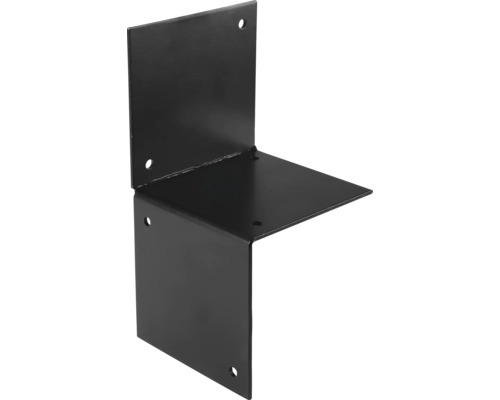 STARX Paalverbinder muurbevestiging 120x120 mm zwart