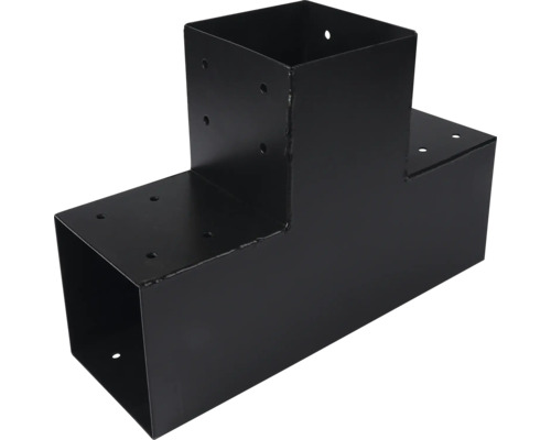 STARX Paalverbinder T-model 3-weg 120x120 mm zwart