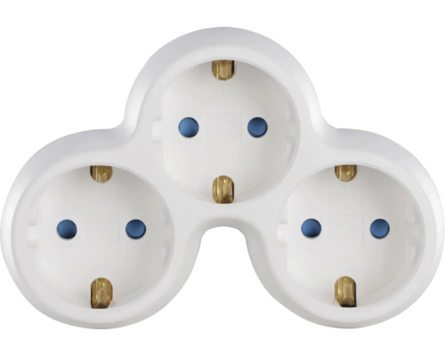 Drievoudig stopcontact voor binnenshuis