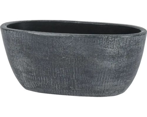Ovale plantenbak van steen