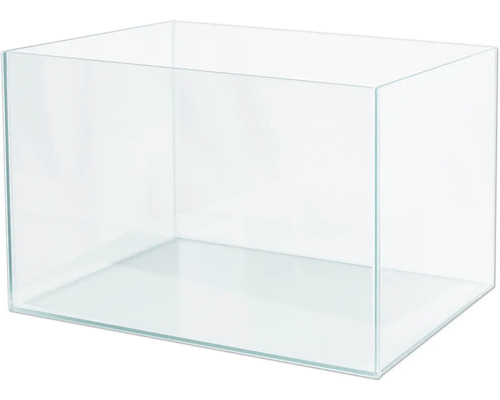 Leeg glazen aquarium