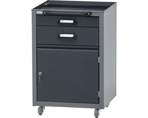 Werkplaatswagen met twee lades en een kast