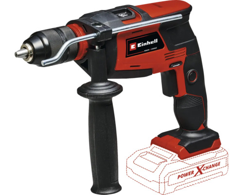 Einhell accu-klopboormachine met extra handgreep en Power X-Change accu