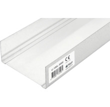 Metalen U-profiel, 3000 millimeter lang