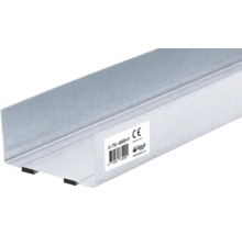 Metalen rail U-profiel 75 millimeter