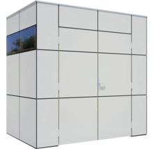 Moderne tuinkamer met raam en deur