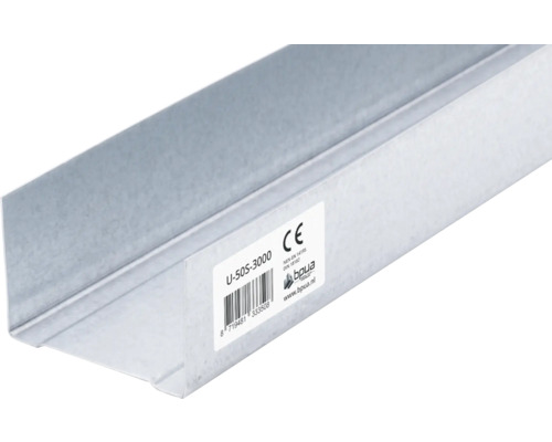 U-profiel van metaal