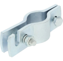Metalen buisklem met schroeven voor bevestiging