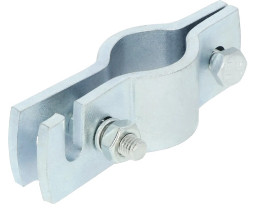 Metalen buisklem met schroeven voor bevestiging