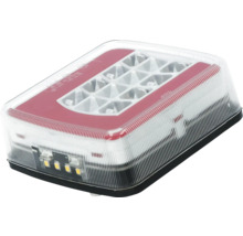 Led-positielicht met prisma-optiek voor aanhangwagens
