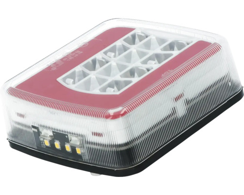 Led-positielicht met prisma-optiek voor aanhangwagens