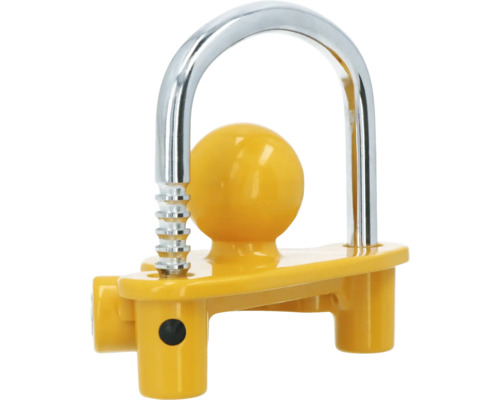 Geel hangslot met stalen beugel