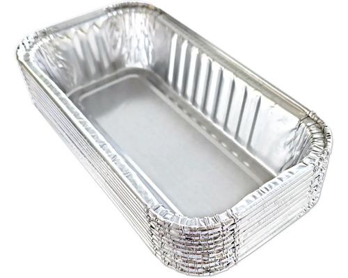 Stapel rechthoekige aluminium vormen