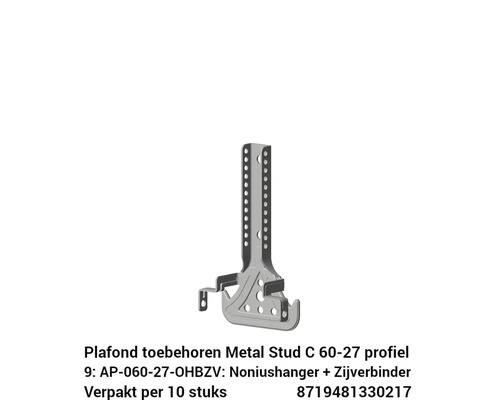 Metal Stud C 60-27 profiel Nonius hanger en zijverbinder