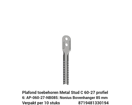 Nonius bovenhanger HNB7141 100 mm, zakje 10 stuks (nr.6)