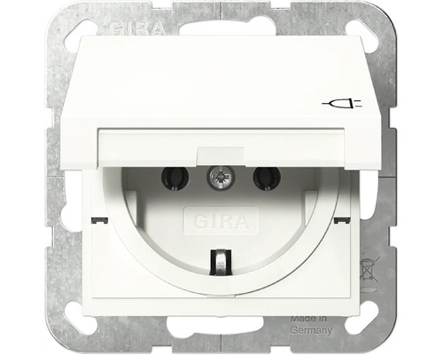 Gira stopcontact met klapdeksel