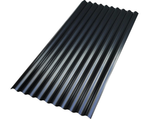 GUTTA Shelltec golfplaat 95/34, zwart, 2000x950x4 mm Geprofileerde plaat voor dakbedekking