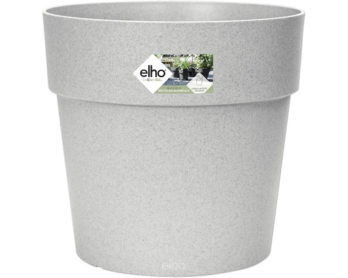ELHO Bloempot Vibia Straight Kunststof grijs Ø 24 cm H 23 cm