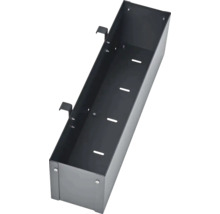 Metalen plantenbak met beugels voor bevestiging