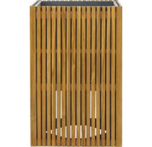 Houten plantenbak met inzet