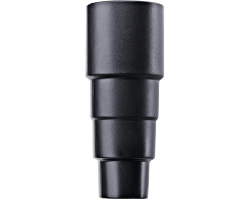 Zwarte stofzuigeradapter van kunststof