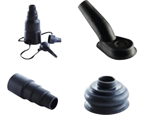 Verschillende apparaataansluitingen voor stofzuigers