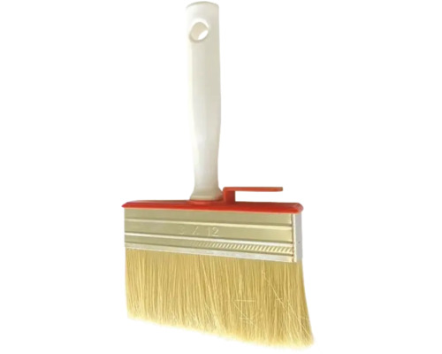Vlakke kwast met kunststof handvat