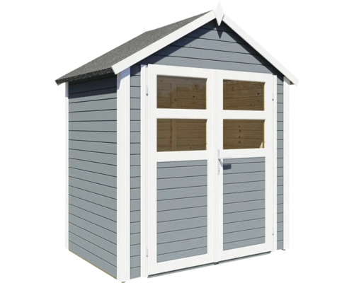 Tuinhuis met ramen en dubbele deur