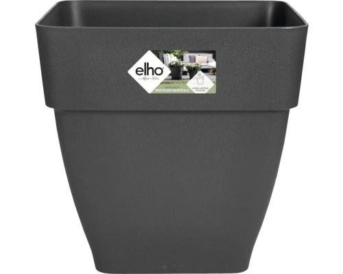 ELHO Bloempot Vibia Campana Kunststof zwart 29x29x28 cm