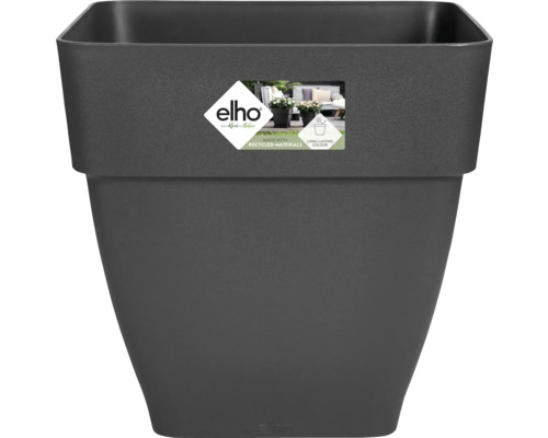 ELHO Bloempot Vibia Campana Kunststof zwart 36x36x36 cm