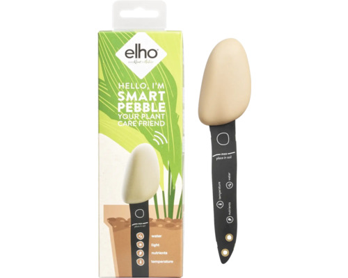 Elho Smart Pebble plantensensor met verpakking