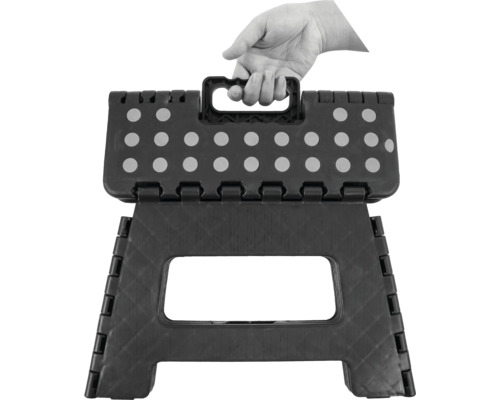 Opklapbare kruk met hand