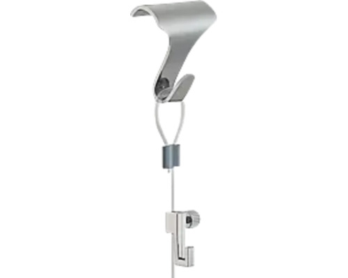 Foto ophangsysteem met haken en staalkabel